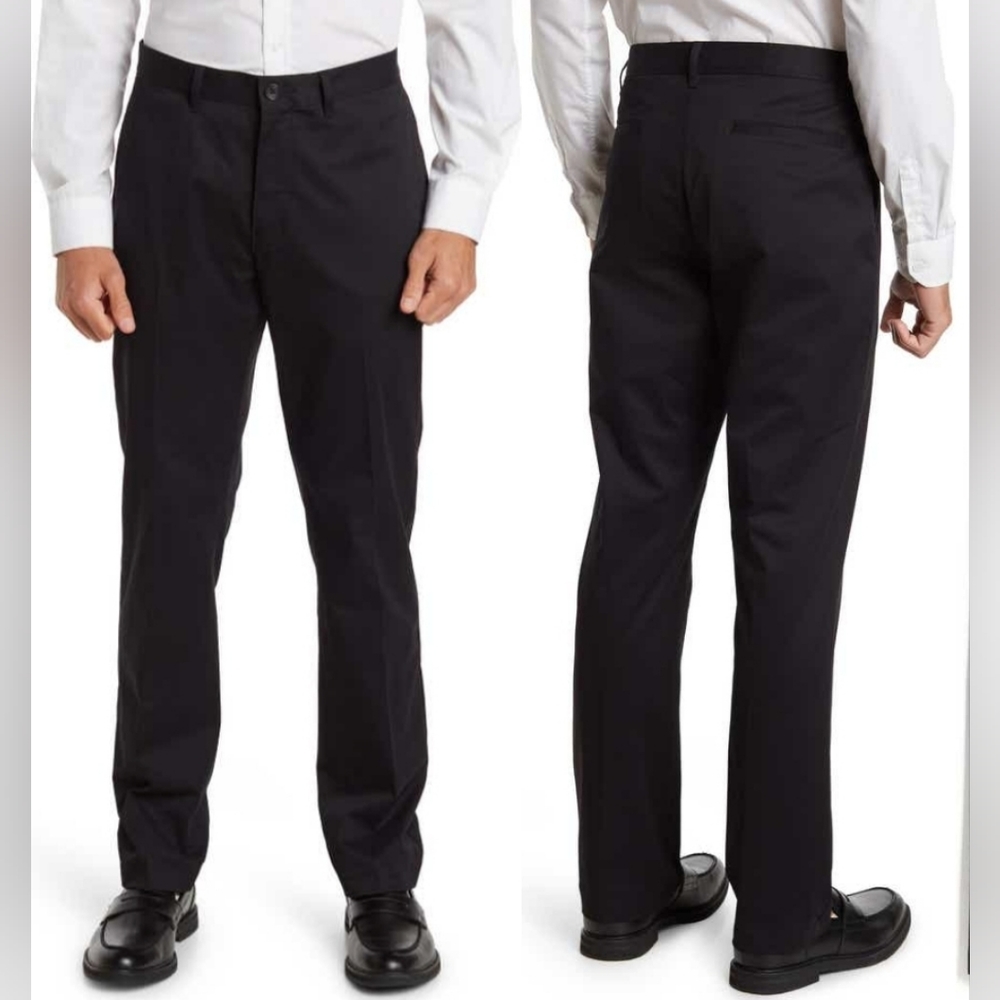 156. Nordstrom black reg fit men's pants